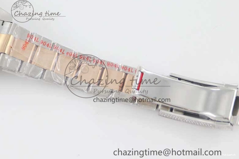 Markers Dial SS Edition A2824 Best Arabic Full on RG 41 Diamonds Bracelet TWF 1:1 Datejust 0313